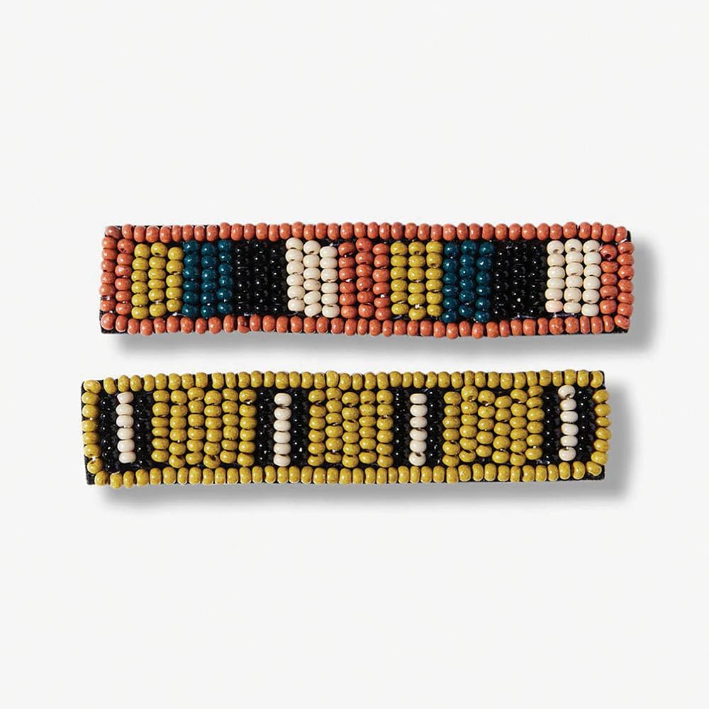 Anna Beaded hair clip pack of 2 - Harmony