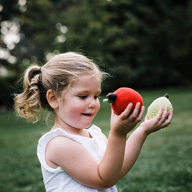 Pretend Play Food Rattle - Apple - Harmony