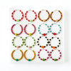 Colorful Gold Filled Hoops with Beads - Harmony