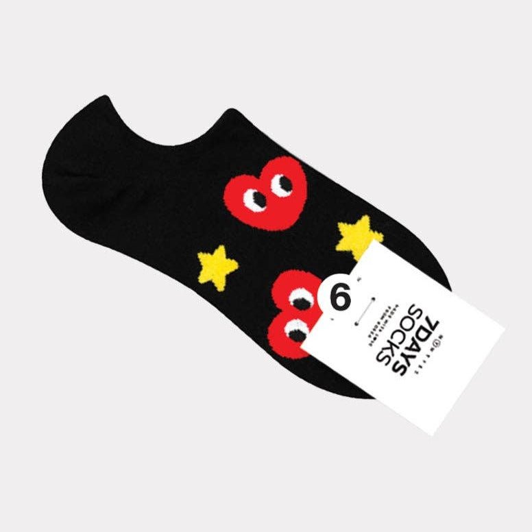 Hearts and Stars Ankle Socks - Harmony