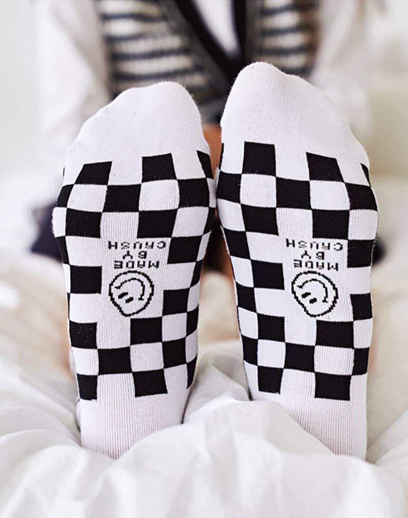 Women's Crew Crush Mini Checkerboard Socks - Harmony