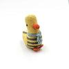 Baby Duck Rattle - Stripey Yellow - Harmony