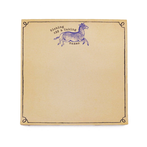 Kicking Donkey Small Notepad - Harmony