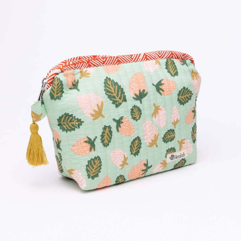 Quilted Zipper Pouch - Harmony