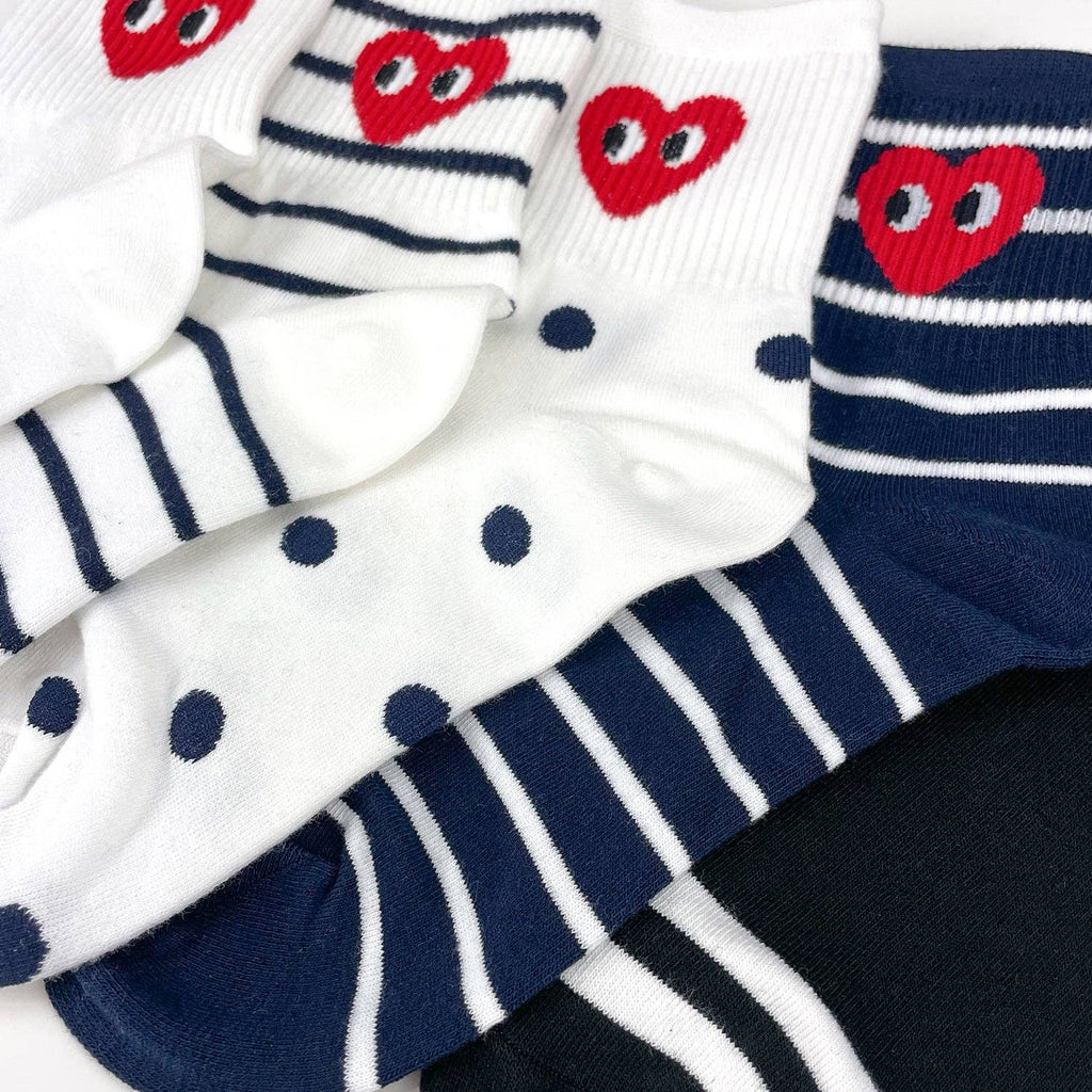 Women's Crew Falling In Love Socks - Harmony