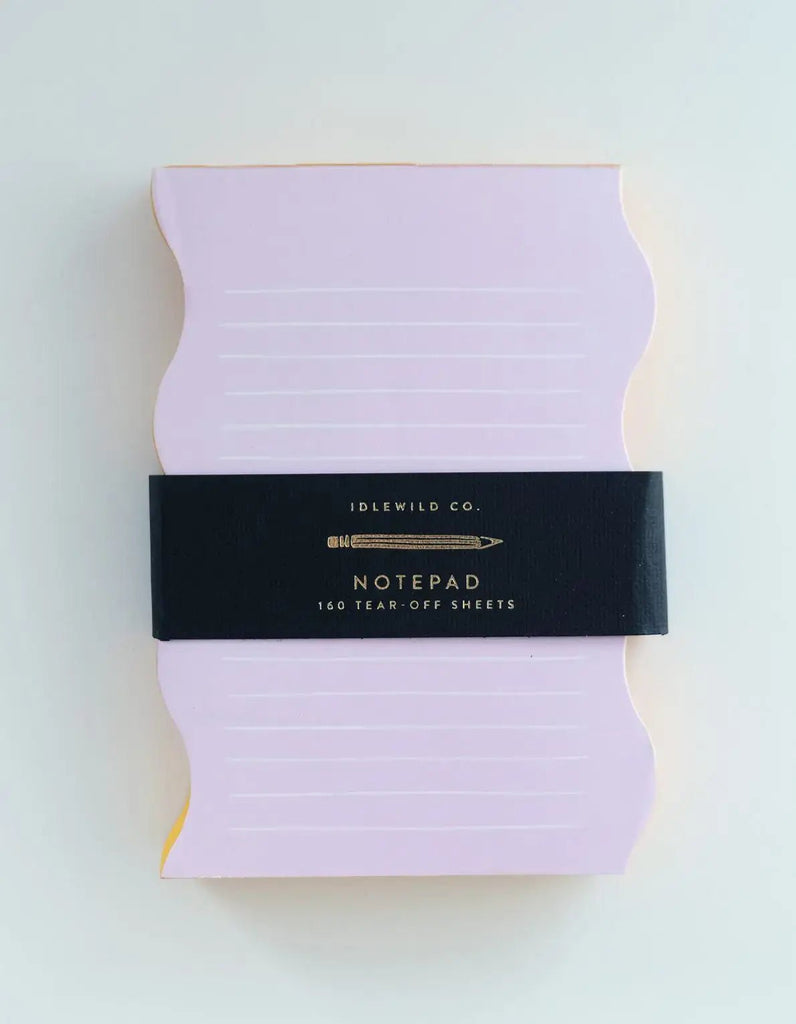Wavy Shaped Notepad - Harmony