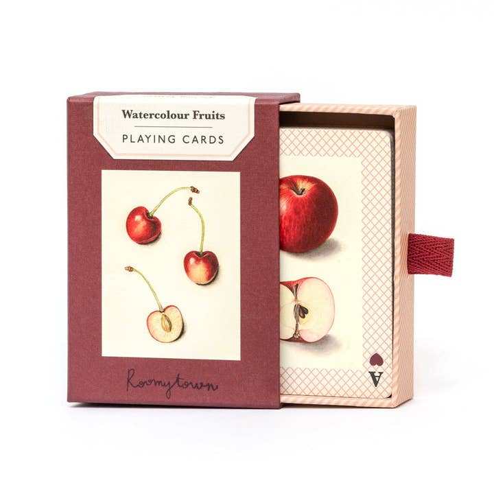 Watercolour Fruits Single Playing Card Deck - Harmony