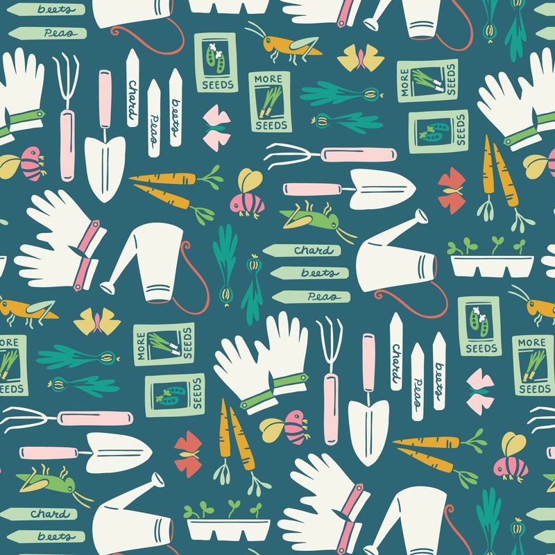 Vine Ripened / Planting Time / Teal - Harmony