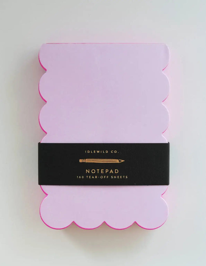 Scalloped Shaped Notepad - Harmony