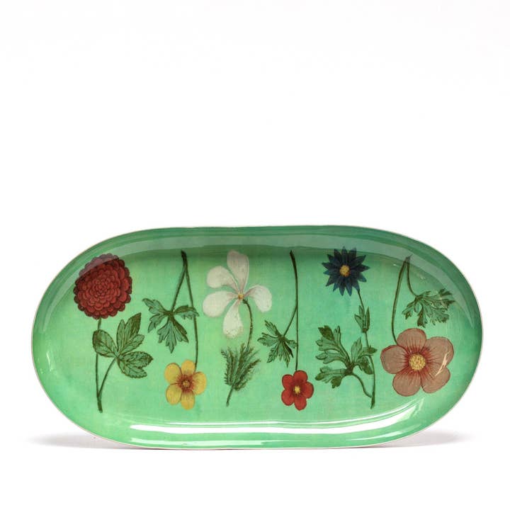 Enamel Printed Tray - Festival of Flowers - Harmony