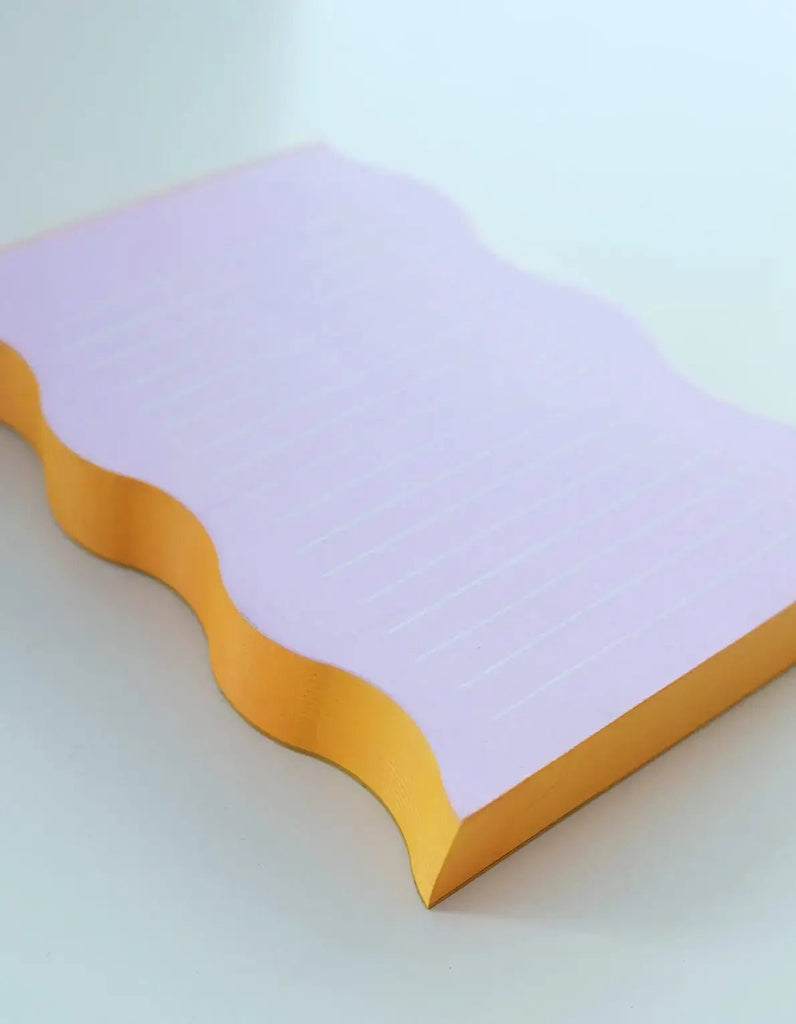 Wavy Shaped Notepad - Harmony