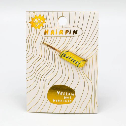 Gold Cloisonné Hair Pin - Harmony