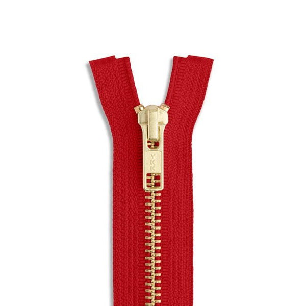 5 18" Brass Jacket Zipper / Red (519) - Harmony