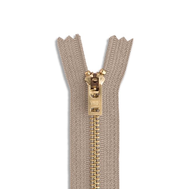 5 7" Brass Jean Zipper / Khaki (573) - Harmony