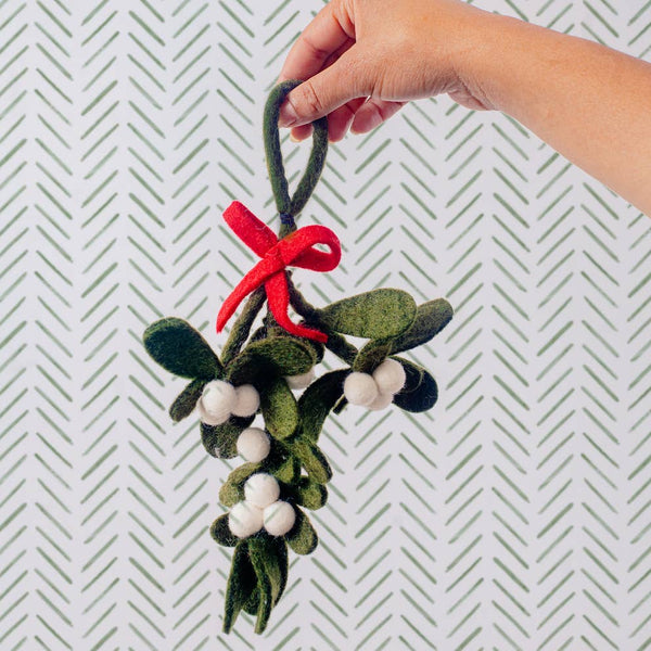 Felt Mistletoe Ornament - Harmony