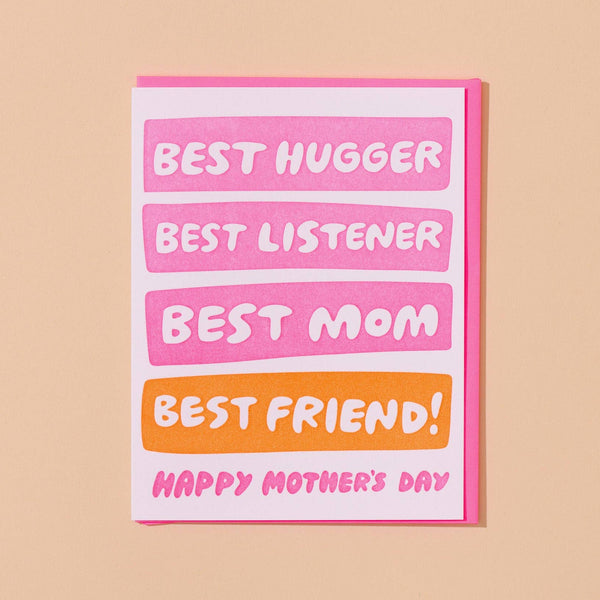 Best Hugger/Listener/Mom/Friend Card - Harmony
