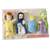 Nativity Story Pack of 4 - Organic Cotton Finger Puppets - Christmas Gift - Harmony