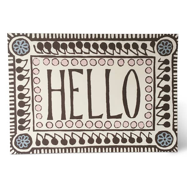 Hello Pattern Card - Harmony