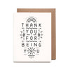 Thank You for Being You Card - Harmony