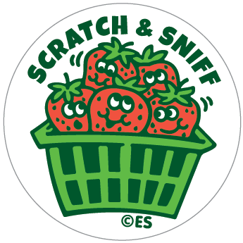 Scratch & Sniff Stickers / Strawberry - Harmony