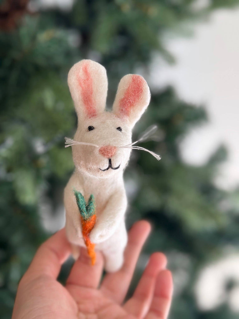Felt Finger Puppet / Bunny - Harmony