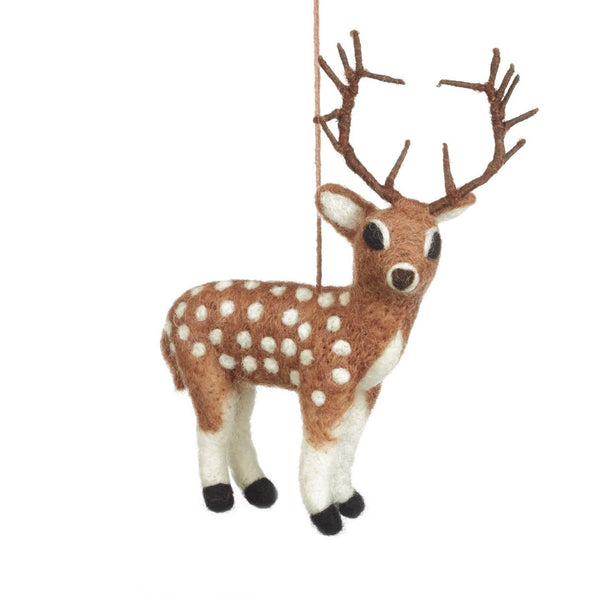 Stag Wool Ornament - Harmony