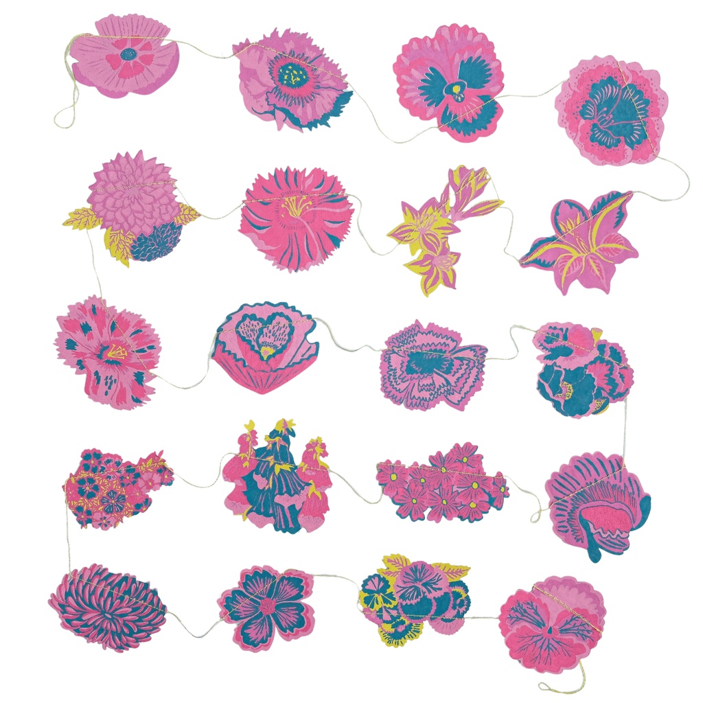 Summer Garden Sewn Garland - Harmony