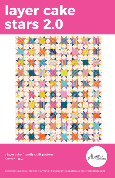 Layer Cake Stars 2.0 Quilt Pattern - Harmony