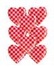 Checkered Heart Paper Plate - Harmony