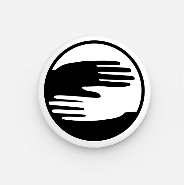 Pinback Button / Hands - Harmony