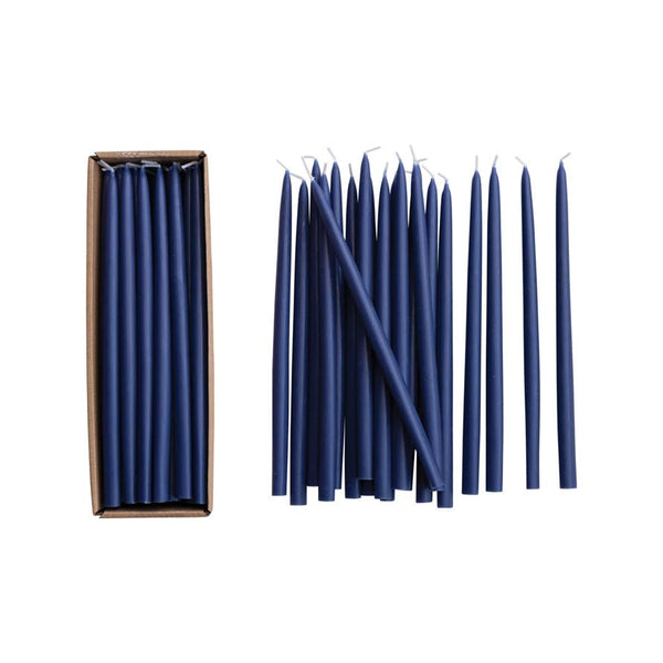 Unscented Thin Taper Candles, Set of 24 - Harmony