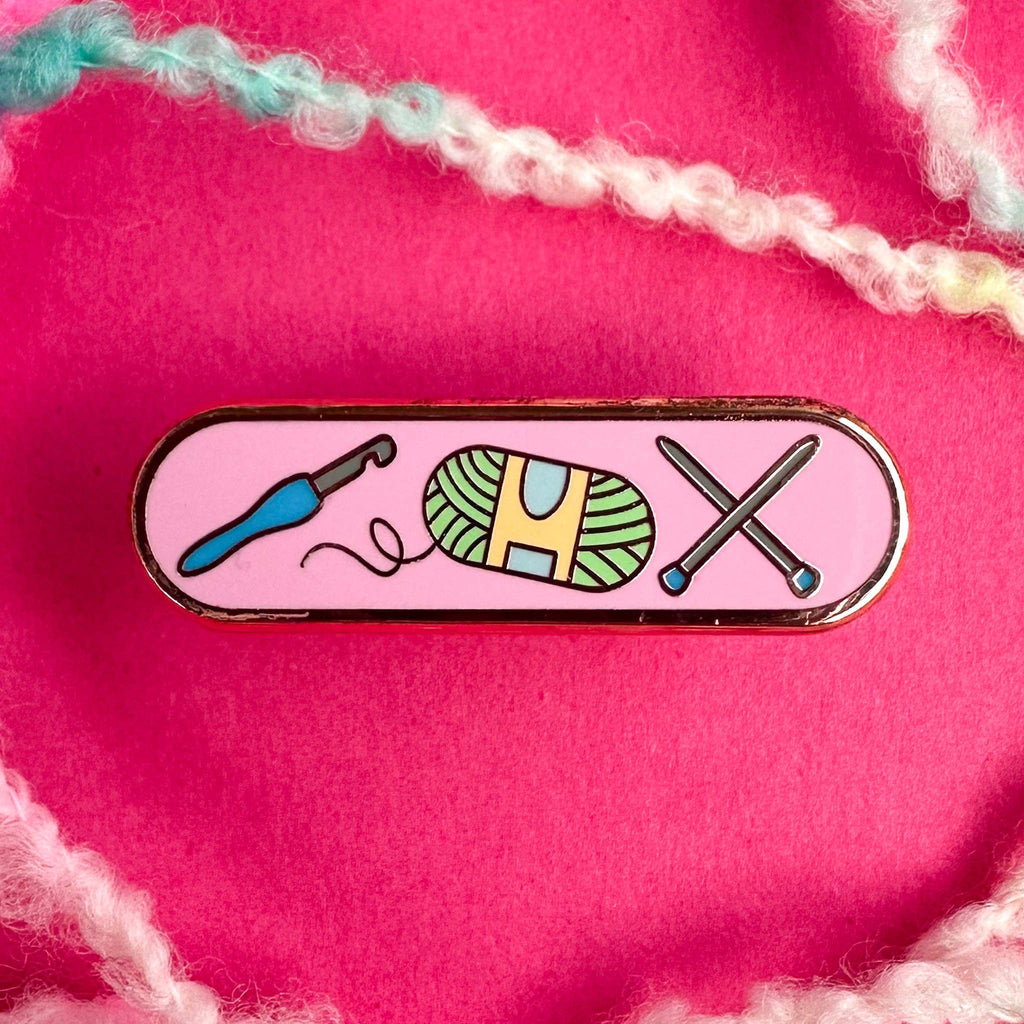Crafts Personality Plaque Enamel Pin - Harmony