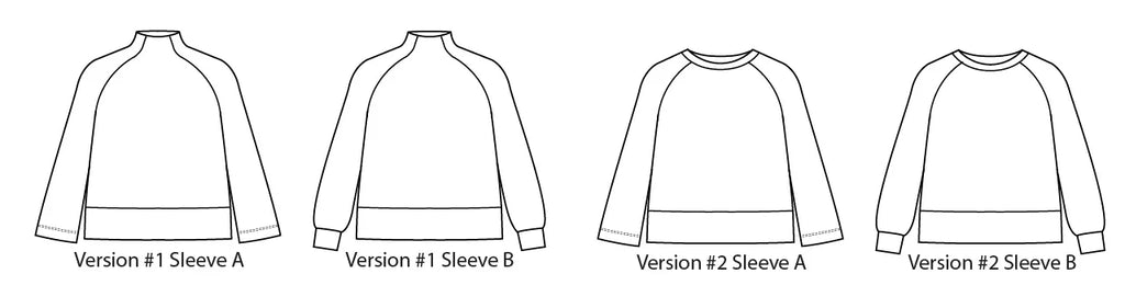 Sew House 7 / Cosmos Sweatshirt & Elemental Pencil Skirt / Curvy - Harmony