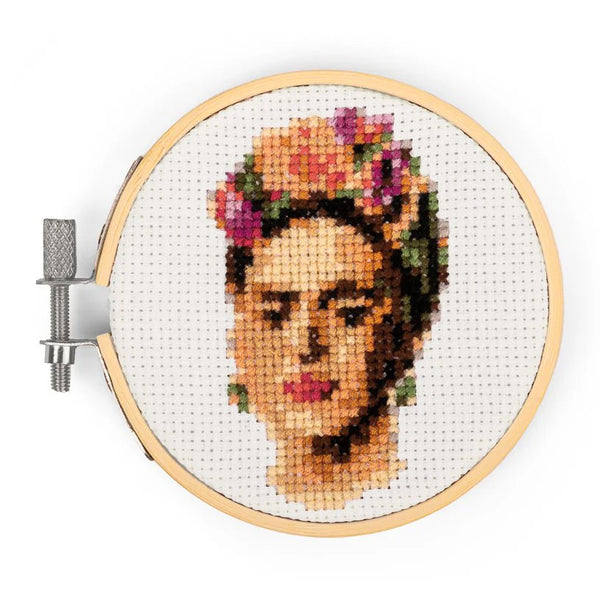 Frida Kahlo Mini Cross Stitch Kit - Harmony