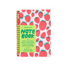 Strawberry Letterpress Spiral Notebook - Harmony