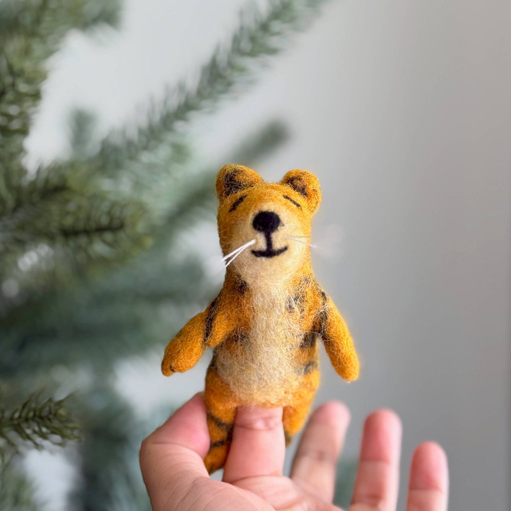 Felt Finger Puppet / Tiger - Harmony