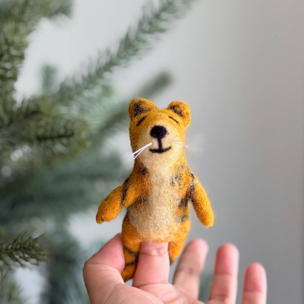 Felt Finger Puppet / Tiger - Harmony