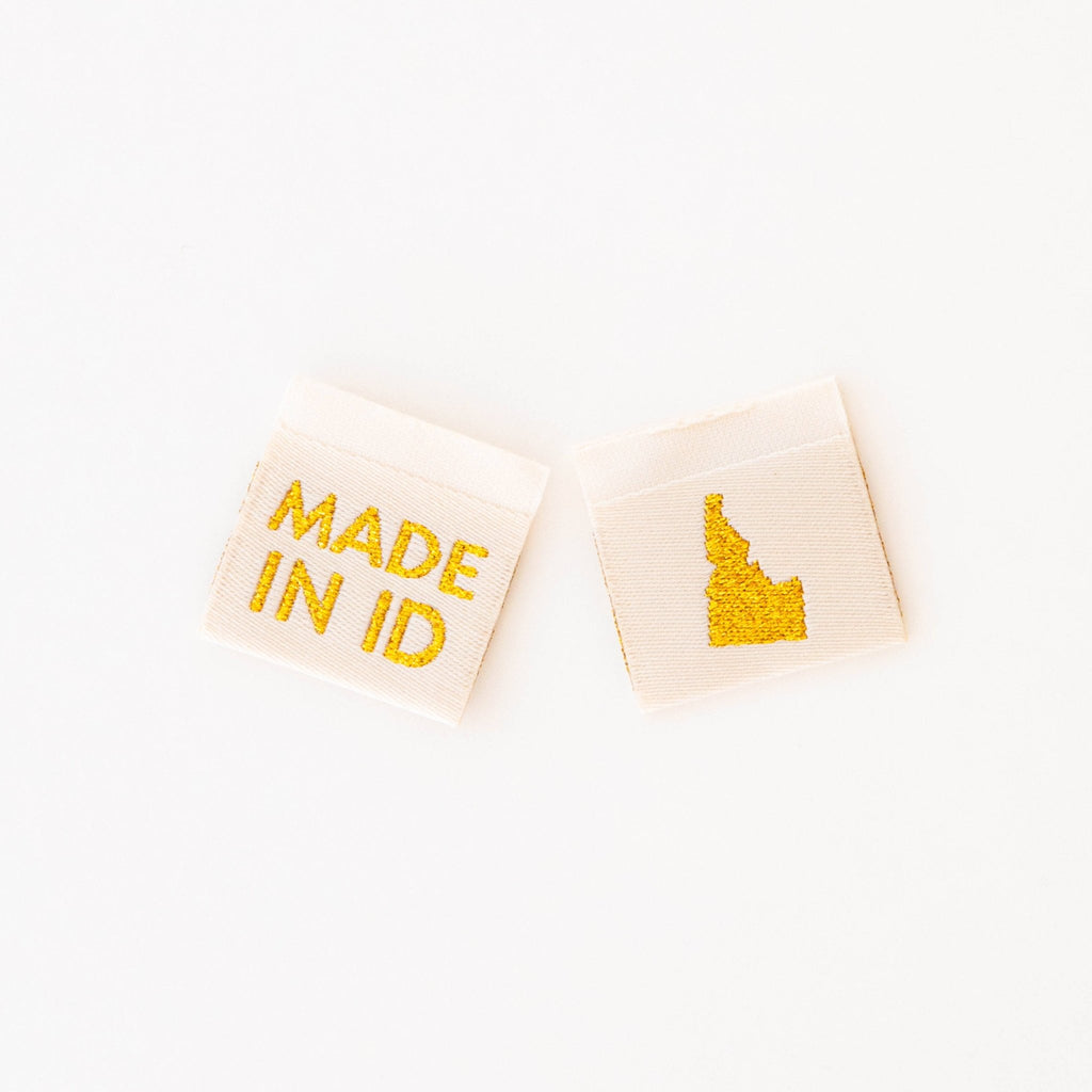 Made in Utah Gold Woven Labels - Harmony