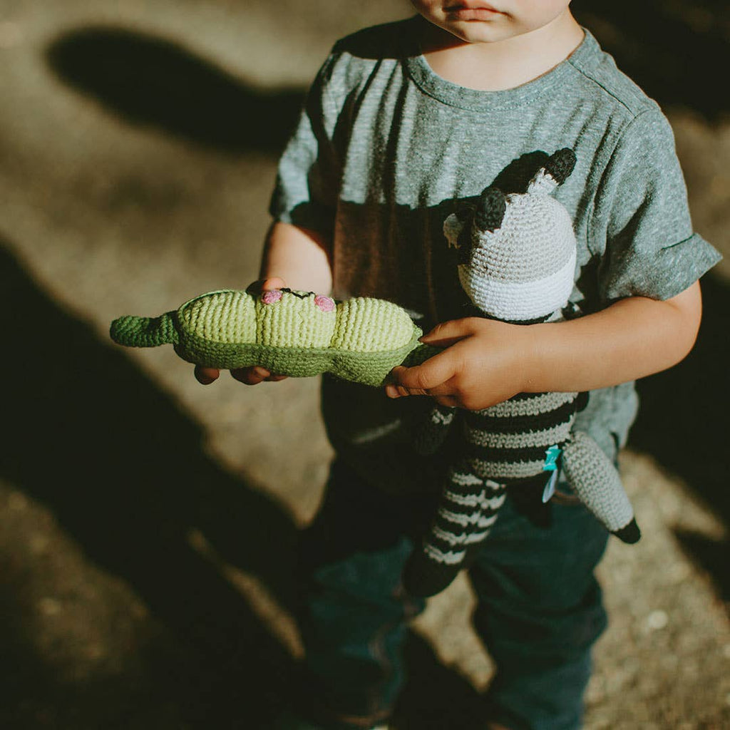 Pretend Play Food Rattle - Green Peapod - Harmony