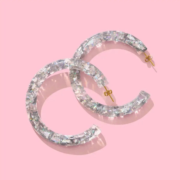 Confetti Hoop Earrings - Harmony