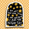 I Am The Night Sky Sticker - Harmony