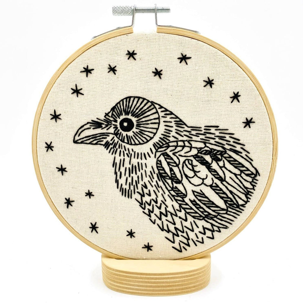 Raven Complete Embroidery Kit - Harmony