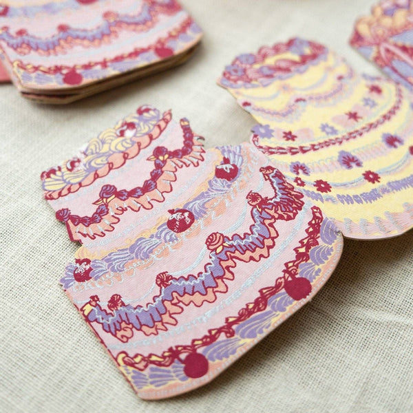 Birthday Cake Concertina Card - Harmony