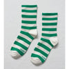 Wally Socks / Wide / Green Stripe - Harmony