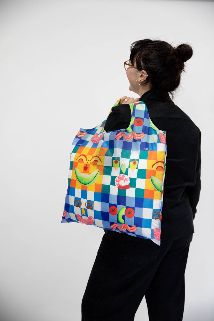 Art Sack Reusable Shopping Bag / Kristina Micotti Picnic - Harmony