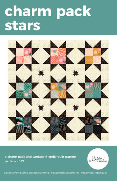 Charm Pack Stars Quilt Pattern - Harmony