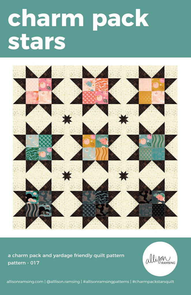 Charm Pack Stars Quilt Pattern - Harmony