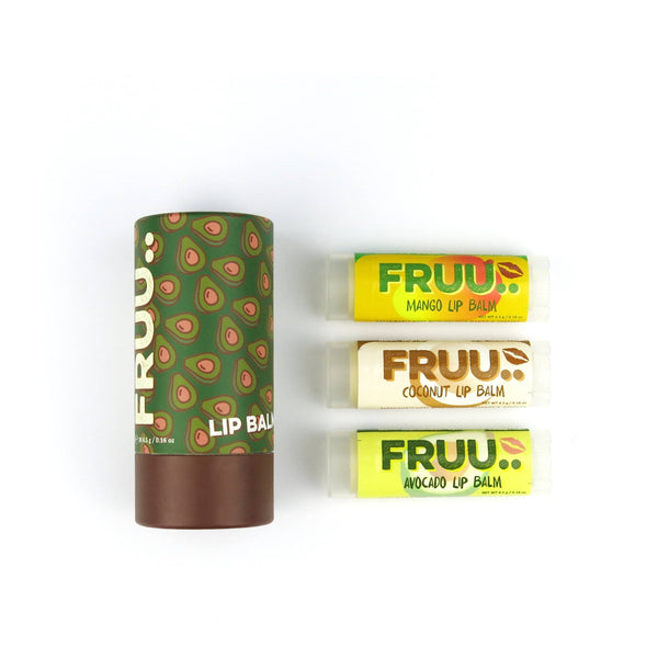 FRUU Avocado Lip Balm Trio Set - Harmony