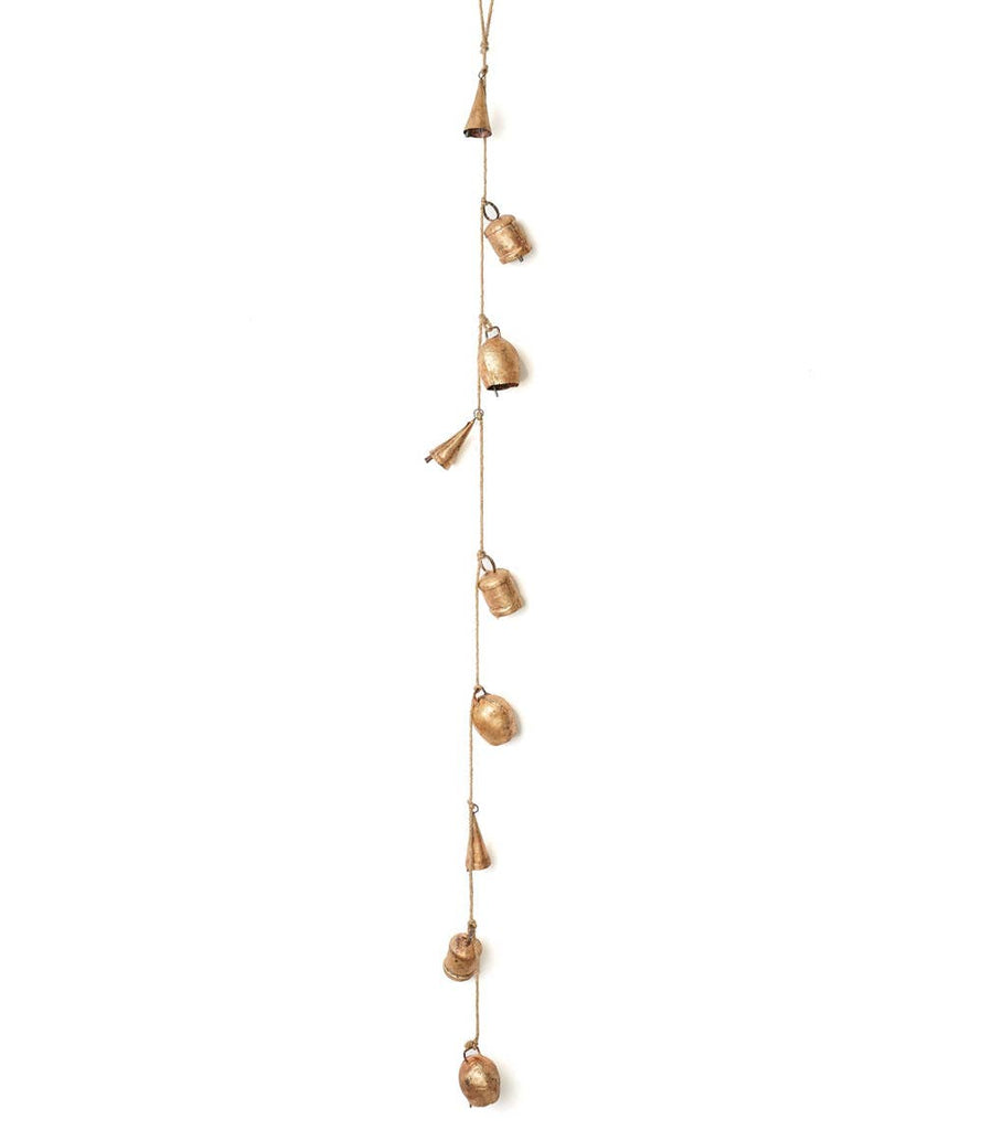 Rustic Bell Hanging Garland - Hand Tuned, Fair Trade - Harmony