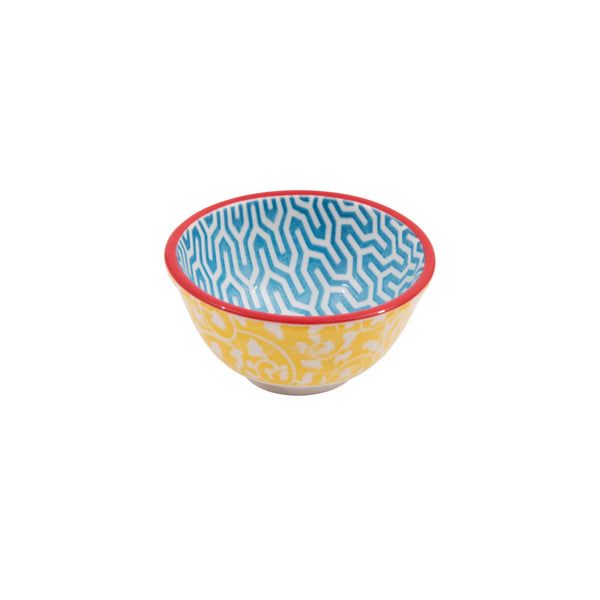 Hand - Stamped Stoneware Pinch Pot - Harmony